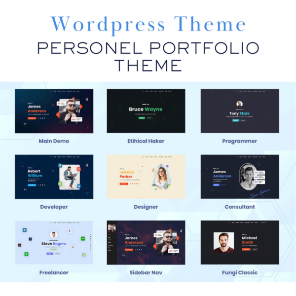 One Page Portfolio WordPress Theme