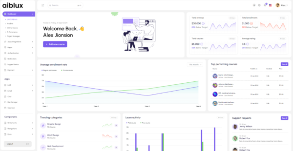 Tailwind Admin Dashboard Template - Image 3